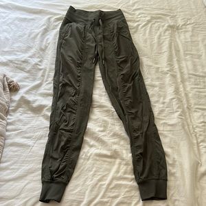 Lululemon green dance studio pants